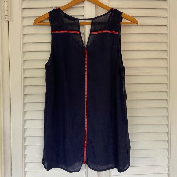 {THML} Navy Tank with Red Detailing - Medium - Picture 4 of 5